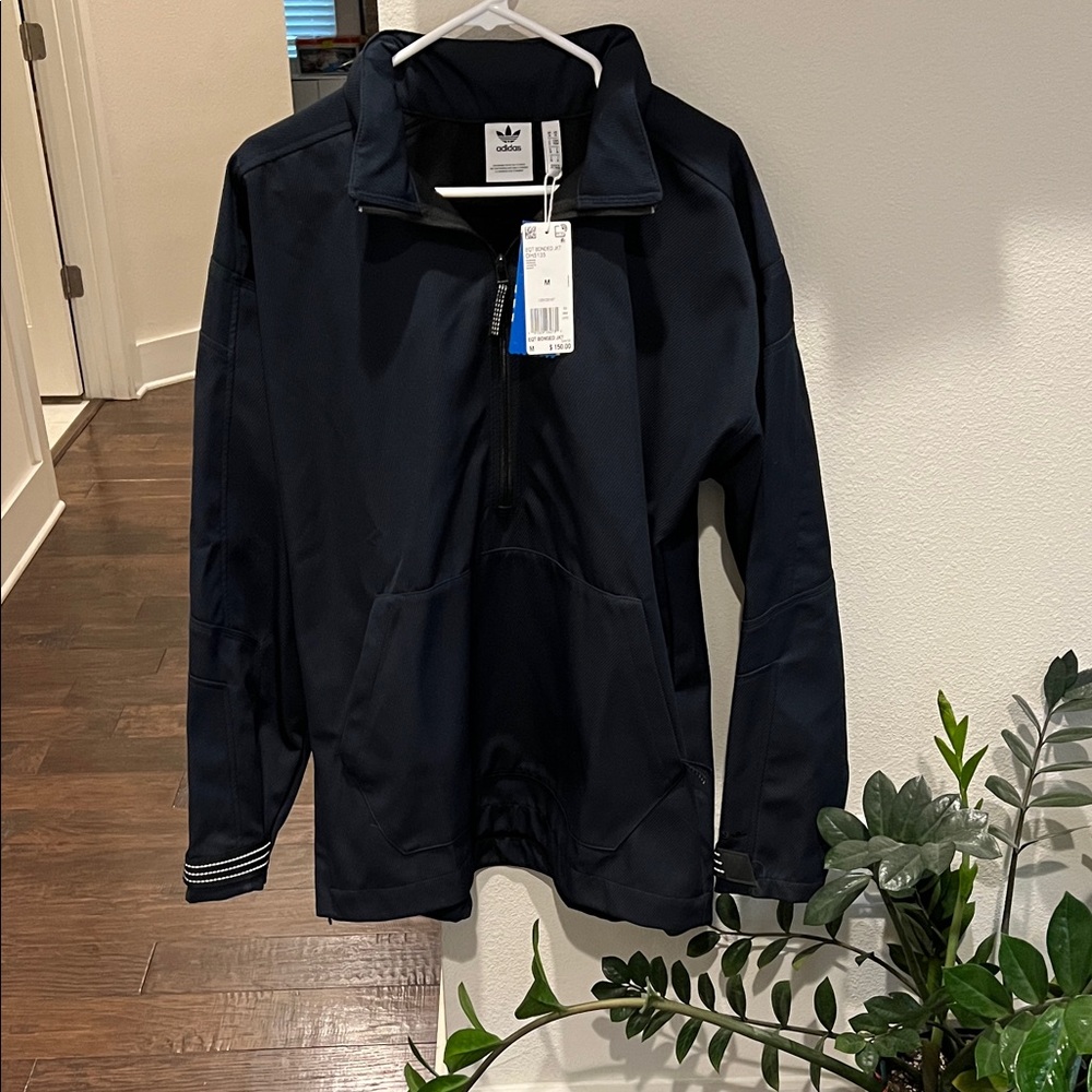 Adidas Dark Blue Half-Zip Jacket
